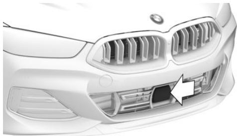 BMW Série 8 Cabriolet (2025) - Captive radar avant - 1