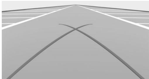 BMW Série 8 Cabriolet (2025) - Lignes des cercles de braquage - 1
