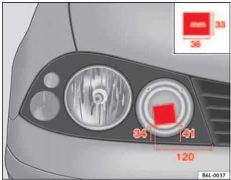 SEAT Cordoba (2002-2009) - Recouvrement des phares GDL pour guide droit - 1