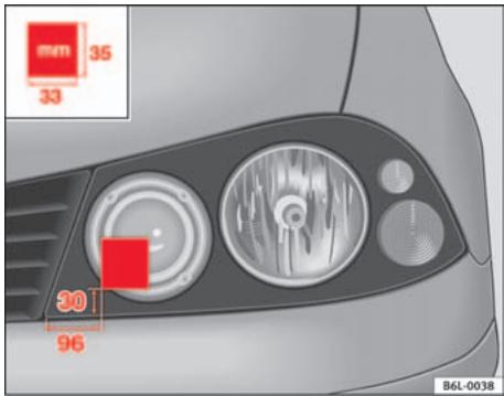 SEAT Cordoba (2002-2009) - Recouvrement des phares GDL pour guide droit - 2