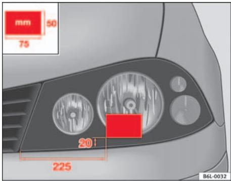 SEAT Cordoba (2002-2009) - Recouvrement des phares bifocaux pour guide gauche - 2