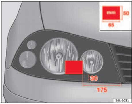 SEAT Cordoba (2002-2009) - Recouvrement des phares bifocaux pour guide gauche - 1