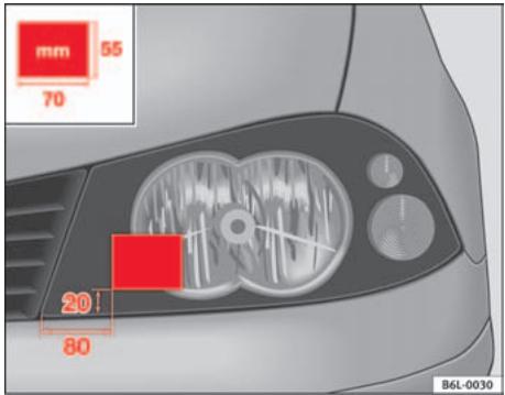 SEAT Cordoba (2002-2009) - Recouvrement des phares simples pour le guide droit - 2