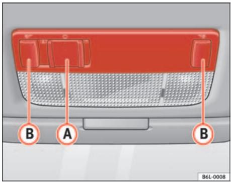 SEAT Cordoba (2002-2009) - Lampe de lecture avant* - 1