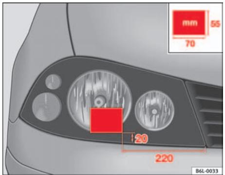 SEAT Cordoba (2002-2009) - Recouvrement des phares bifocaux pour guide droit - 1