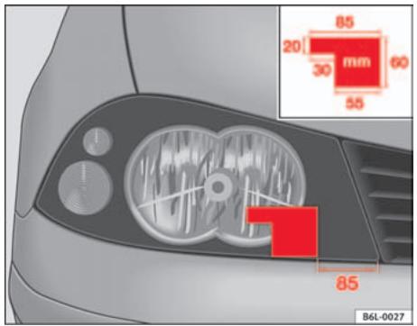 SEAT Cordoba (2002-2009) - Recouvrement des phares simples pour guide gauche - 1