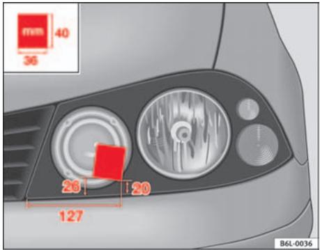SEAT Cordoba (2002-2009) - Recouvrement des phares GDL pour guide gauche - 2