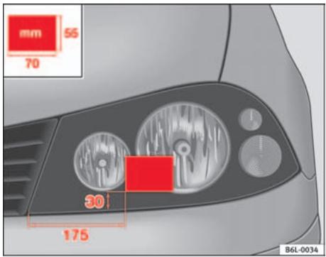 SEAT Cordoba (2002-2009) - Recouvrement des phares bifocaux pour guide droit - 2
