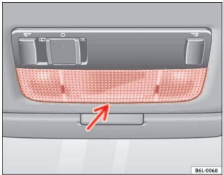 SEAT Cordoba (2002-2009) - Éclairage interieur et lampe de lecture avant - 1