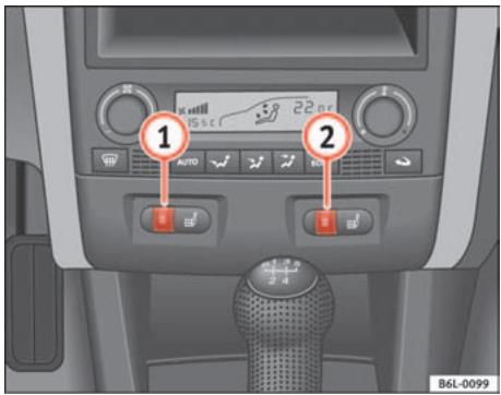 SEAT Cordoba (2002-2009) - Sièges chauffants* - 1