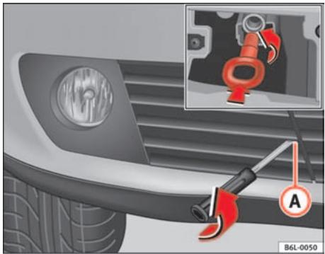 SEAT Cordoba (2002-2009) - Eillets de remorquage - 1