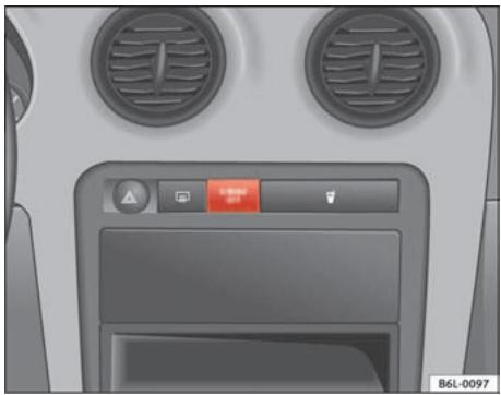 SEAT Cordoba (2002-2009) - Désactivation de l'airbag frontal du passager avant - 2