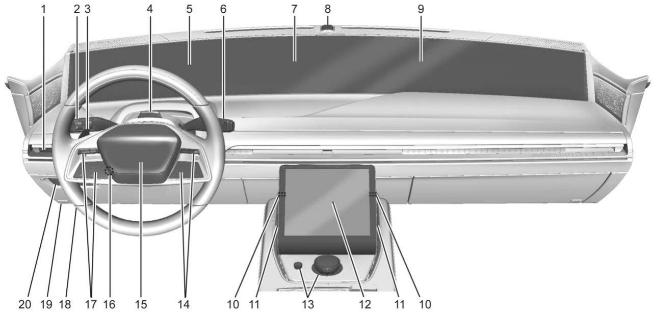CADILLAC Celestiq (2025) - Aperçu du tableau de bord - 1