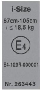 Mercedes-Benz Classe C (2024) - Catégorie d'homologation selon la norme CEE-ONU R129 - 1