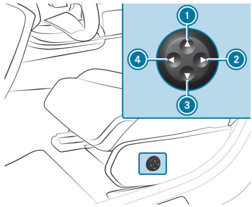Mercedes-Benz Classe C (2024) - Réglage du soutien lombaire à 4 réglages - 1