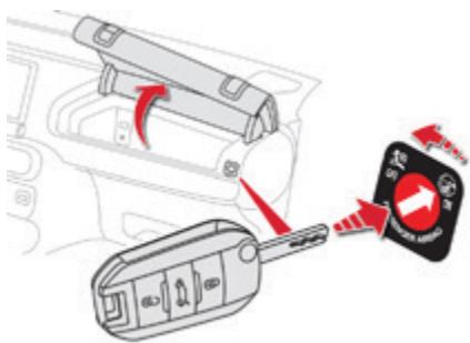 CITROEN C4 Cactus (2015-2018) - Désactivation de l'airbag frontal passager - 4
