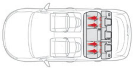 CITROEN C4 Cactus (2015-2018) - Fixations "ISOFIX" - 1