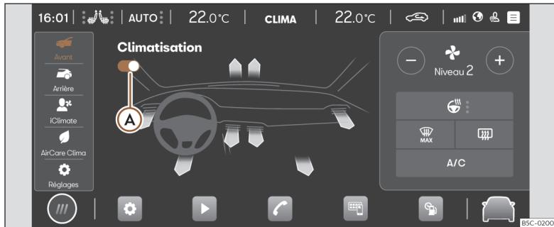 Cupra Leon 5D SPORTSTOURER (2020-2024) - Menu de climatisation - 1