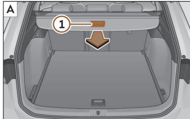 Cupra Leon 5D SPORTSTOURER (2020-2024) - Plage arrière enroulable - 1