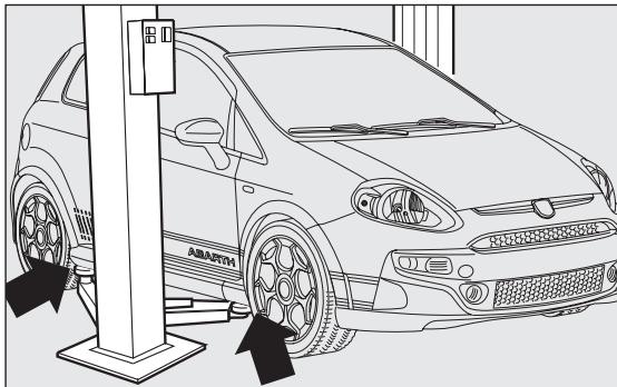 Abarth Punto (2012-2018) - LEVAGE DE LA VOITURE - 1