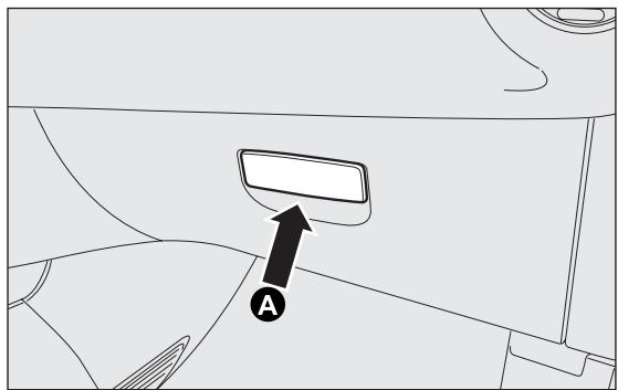 Abarth Punto (2012-2018) - COMPARTIMENTS DANS LA BOITE À GANTS fig. 49 - 1