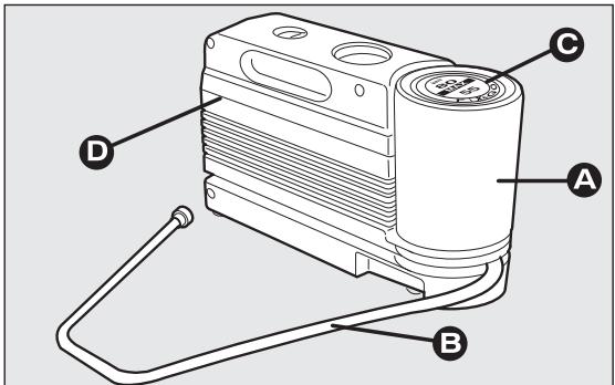 Abarth Punto (2012-2018) - KIT DE RÉPARATION RAPIDE DES PNEUS FIX&amp;GO Automatic - 1