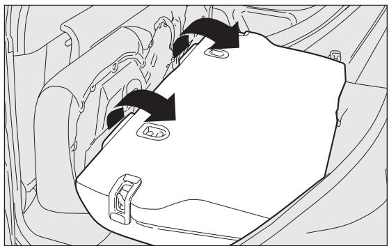 Abarth Punto (2012-2018) - Repositionnement du siège arrière fig. 79 - 1