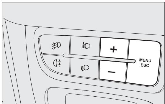 Abarth Punto (2012-2018) - BOUTONS DE COMMANDE ÉCRAN MULTIFONCTION RECONFIGURABLE fig. 17 - 1