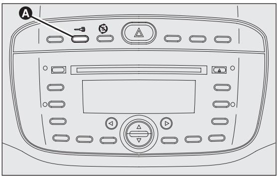 Abarth Punto (2012-2018) - Verrouillage/déverrouillage des portes de l'intérieur - 2