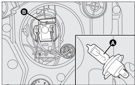 Abarth Punto (2012-2018) - FEUX DE ROUTE/FEUX DE CROISEMENT - 1