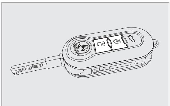 Abarth Punto (2012-2018) - Verrouillage des portes de l'extérieur - 1