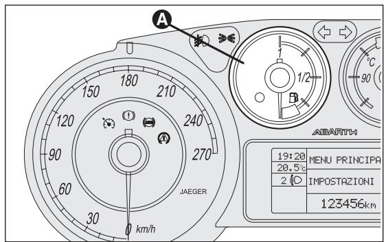 Abarth Punto (2012-2018) - INDICATEUR DE LA TEMPÉRATURE DU LIQUIDE DE REFROIDISSEMENT MOTEUR fig. 14 - 1