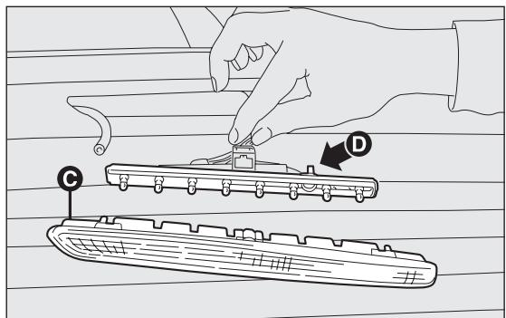 Abarth Punto (2012-2018) - 3ème FEU DE STOP fig. 149 - 1