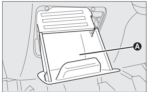 Abarth Punto (2012-2018) - COMPARTIMENTS DANS LA BOITE À GANTS fig. 49 - 2