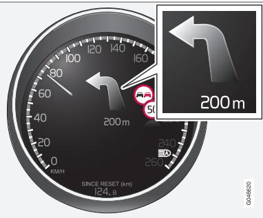 VOLVO Sensus (2015) système multimédia - Navigation "pas-à-pas" - 1