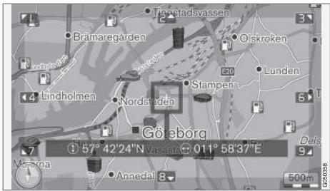 VOLVO Sensus (2015) système multimédia - Menu Défilament - 1
