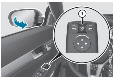 Mercedes-Benz Classe E Coupé (2016-2020) - Activation et désactivation du rabattement des rétroviseurs extérieurs lors du verrouillage - 1
