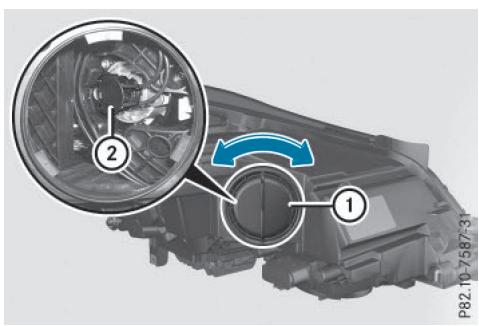 Mercedes-Benz Classe E Coupé (2016-2020) - Remplacement des ampoules avant - 1