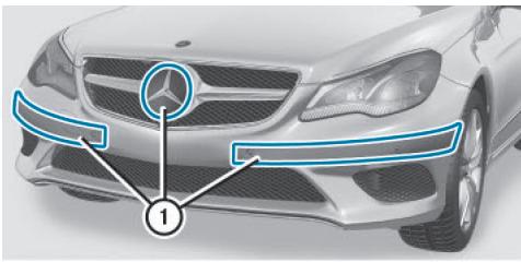 Mercedes-Benz Classe E Coupé (2016-2020) - Nettoyage des capteurs - 1