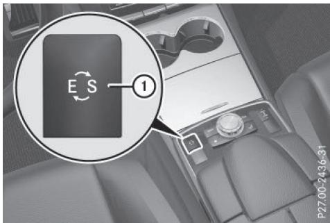 Mercedes-Benz Classe E Coupé (2016-2020) - Touche de selection du programme - 1