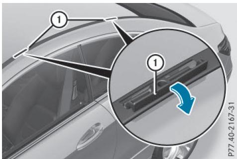 Mercedes-Benz Classe E Coupé (2016-2020) - Fixation du système de portage - 1