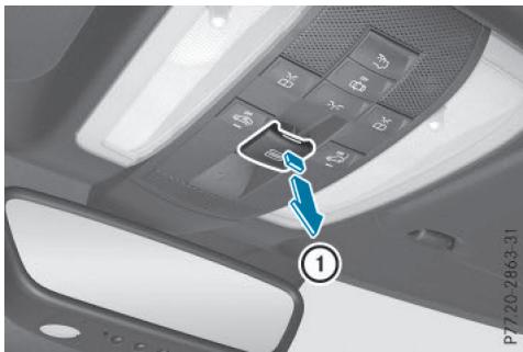 Mercedes-Benz Classe E Coupé (2016-2020) - Réinitialisation du toit ouvrant panoramaque et du store pare-soleil - 1