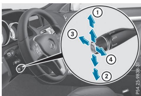 Mercedes-Benz Classe E Coupé (2016-2020) - Manette du TEMPOMAT - 1