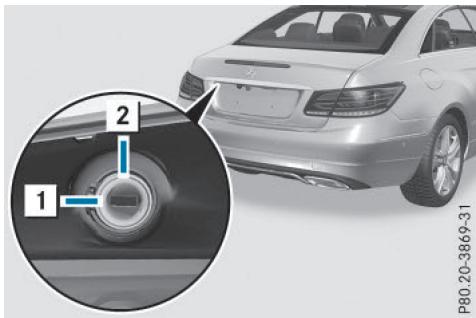 Mercedes-Benz Classe E Coupé (2016-2020) - Verrouillage séparé du coffre - 1