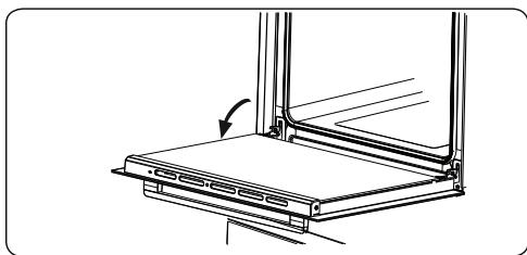 TELEFUNKEN TFKCNE72K2 - Démontage de la porte du four - 1