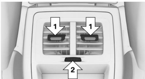 BMW X4 (2020) - Ventilation à l'arrière, au milieu - 1