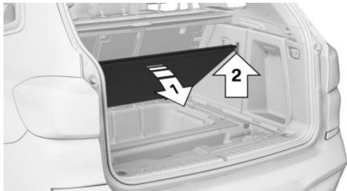 BMW X4 (2020) - Fonction de retenue du plancher du compartment à bagages - 2