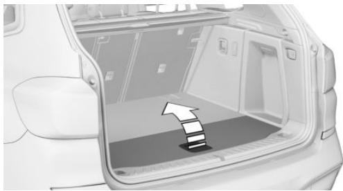 BMW X4 (2020) - Fonction de retenue du plancher du compartment à bagages - 1