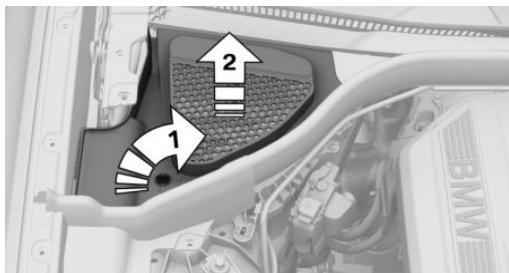 BMW X4 (2020) - Retirer le cache - 1