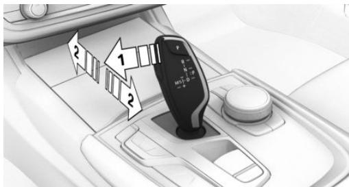 BMW X4 (2020) - Activation du mode manuel - 1